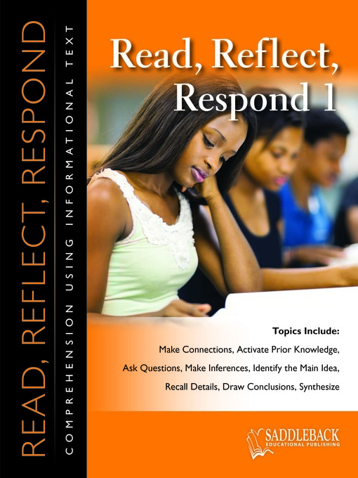 Title details for Read Reflect Respond 1 by Janice Greene - Available
